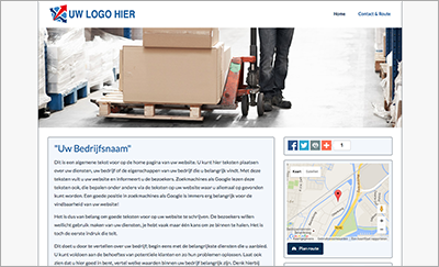 Website voor algemeen bedrijf