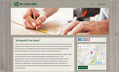 Website voor klusbedrijf